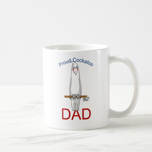 Proud Cockatoo Dad Coffee Mug (Right)