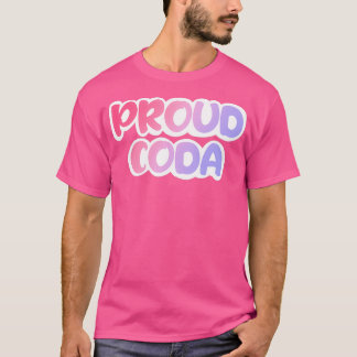 proud CODA cotton candy gradient T-Shirt