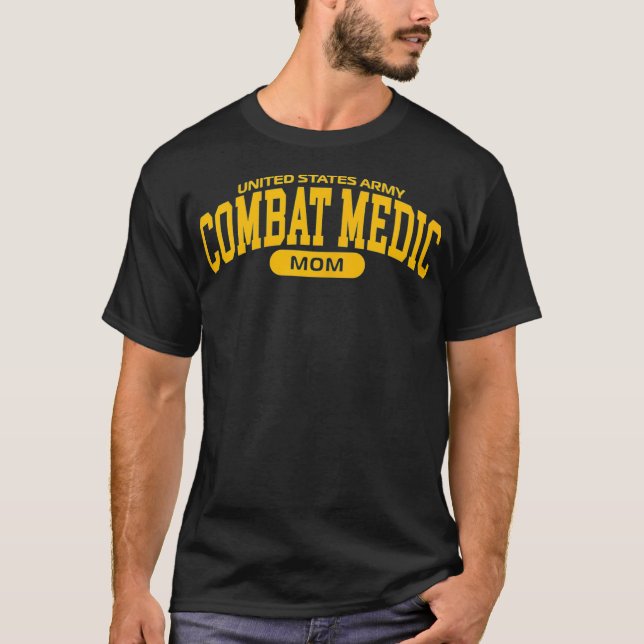 Proud Combat Medic Mum T-Shirt (Front)