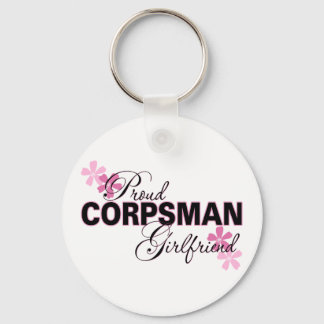 Proud Corpsman Girlfriend Key Ring