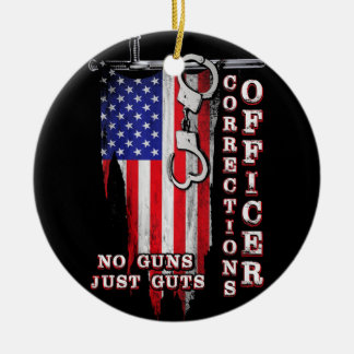 Proud Correctional Officer Ceramic Tree Decoration