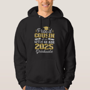 Proud Cousin of 2025 12th Grade Graduate Family Hi Hoodie