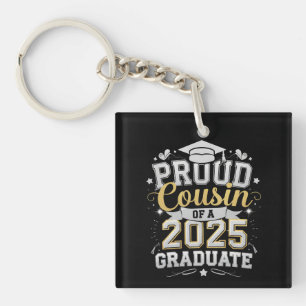 Proud Cousin Of A 2025 Graduate Graduation Key Ring