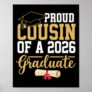 Proud Cousin Of A 2026 Graduate Senior Cl Of 2026 Poster