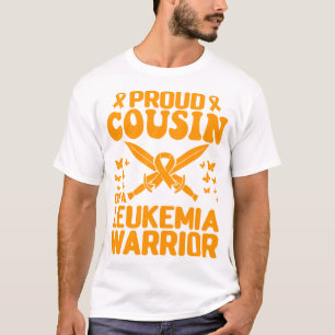 Proud Cousin Of A Leukaemia Warrior Awareness T-Shirt