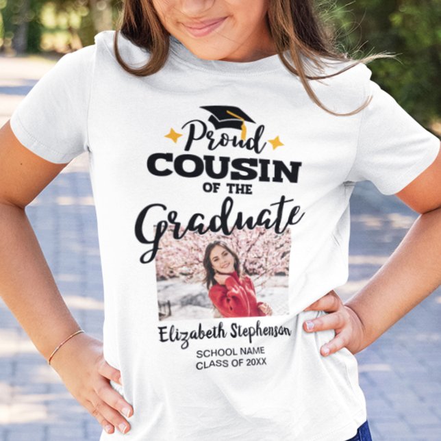 Proud Cousin of the graduate photo name T-Shirt (Creator Uploaded)