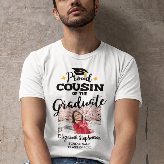 Proud Cousin of the graduate photo name T-Shirt (Creator Uploaded)