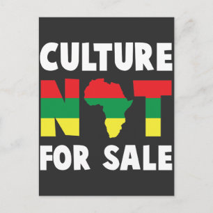 Proud Culture African American Roots Black History Postcard