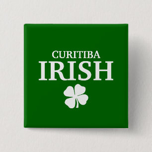 Proud Custom Curitiba Irish City T-Shirt 15 Cm Square Badge