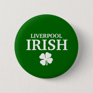 Proud Custom Liverpool Irish City T-Shirt 6 Cm Round Badge