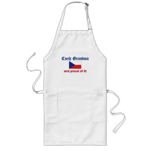 Proud Czech Grandma Long Apron