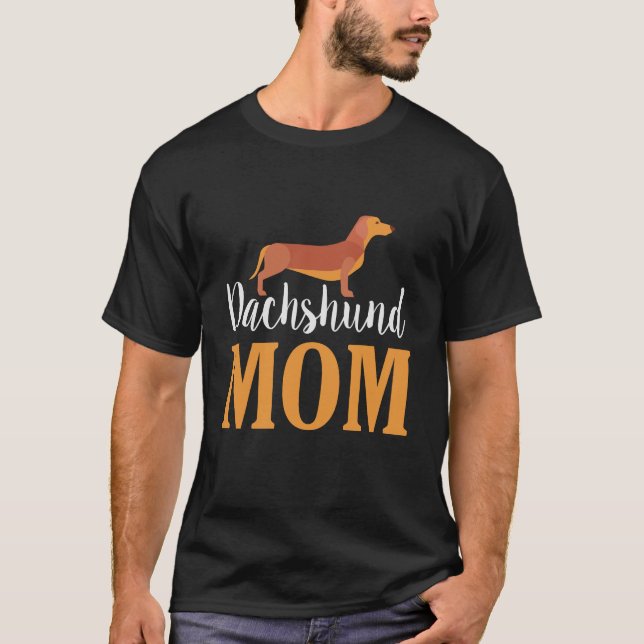 Proud Dachshund Mum T-Shirt (Front)
