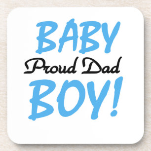 Proud Dad Baby Boy Gifts Coaster