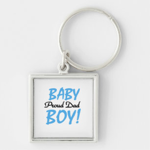 Proud Dad Baby Boy Gifts Key Ring