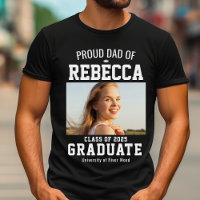Proud Dad Class of 2025 Graduate Parent Custom