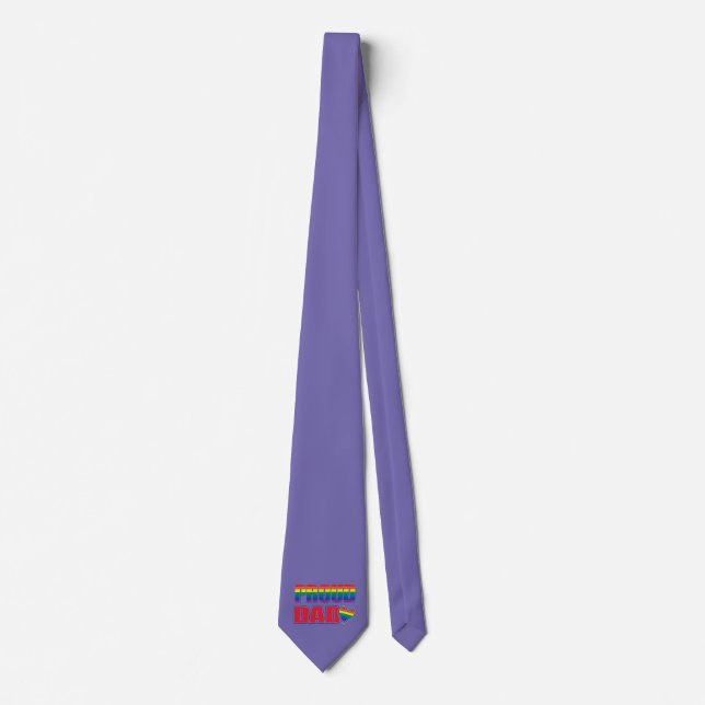 Proud Dad - Gay Pride Tie (Front)