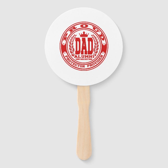 Proud Dad  Hand Fan (Front)