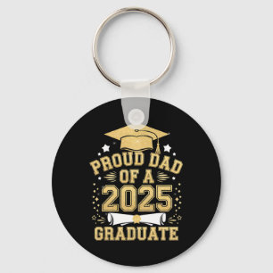 Proud Dad Of A 2025 Graduate Dad Graduation 2025 F Key Ring