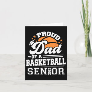Proud Dad Of A 2025 Senior Sketll Graduation Card