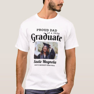 Proud Dad of a 2026 Graduate Personalised T-Shirt