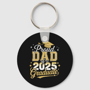 Proud Dad Of A Cl Of 2025 Graduate Senior Graduati Key Ring