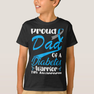Proud dad of a diabetes awareness warrior t1d T-Shirt