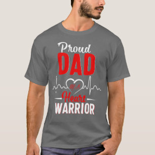 Proud Dad of a Heart Warrior CHD Awareness shirt