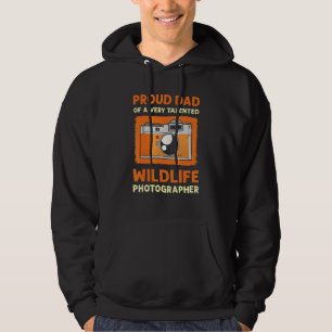 Proud Dad Of A Wildlife Photographer Safari Family Hoodie