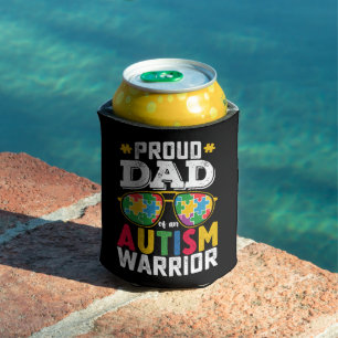 Proud Dad Of An Autism Warrior Family Can Cooler