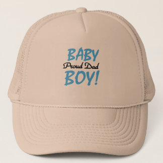 Proud Dad of Baby Boy Tshirts and Gifts Trucker Hat