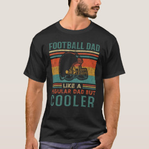 Proud Dad Of Ballers Football Dad Vintage Retro Fa T-Shirt