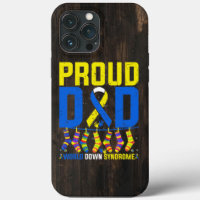 Proud Dad World Down Syndrome Awareness Day Ribbon