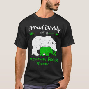 Proud Daddy Bear Mitochondrial Disease Awareness T-Shirt