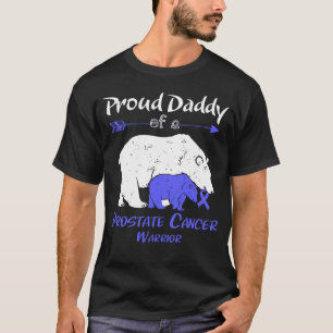 Proud Daddy Bear Prostate Cancer Awareness T-Shirt