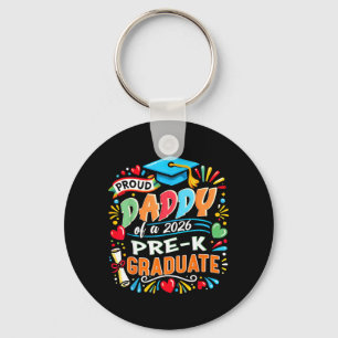 Proud Daddy of 2026 Pre-K Graduate Fathers Day Key Ring