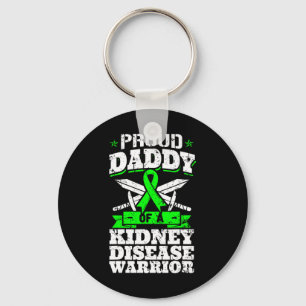 Proud Daddy Of A Kidney Disease Warrior Ckd Awaren Key Ring