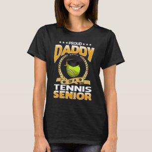 Proud Daddy Of A Tennis Senior 2024 Graduation Day T-Shirt