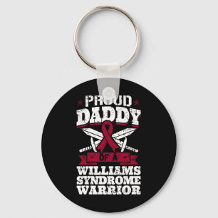 Proud Daddy Of A Williams Syndrome Warrior Awarene Key Ring