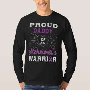 Proud Daddy Of An Alzheimer S Warrior Awareness T-Shirt