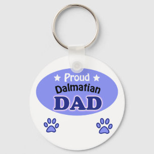 Proud Dalmatian Dad Key Ring
