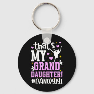 Proud Dance Gigi Grandma On Mother's Day Black Dan Key Ring