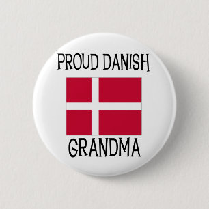 Proud Danish Grandma 6 Cm Round Badge