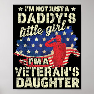 Proud Daughter Of A Veteran, Veterans Day Veterans Poster