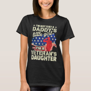 Proud Daughter Of A Veteran Veterans Day Veterans T-Shirt