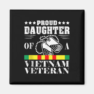 Proud Daughter Of A Vietnam Veteran Memorial Day Magnet