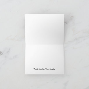Proud Daughter Of A Vietnam Veteran Patriotic Gift Thank You Card
