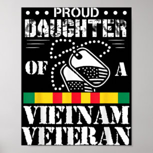 Proud Daughter Of A Vietnam Veteran Poster