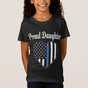 Proud Daughter of Police Officer - Law Enforcement T-Shirt