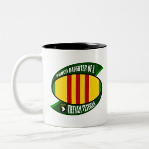 Proud Daughter Two-Tone Coffee Mug