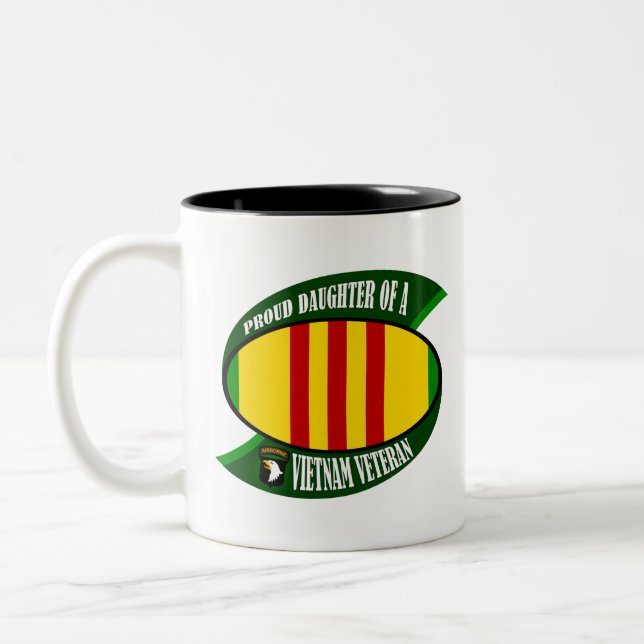 Proud Daughter Two-Tone Coffee Mug (Left)